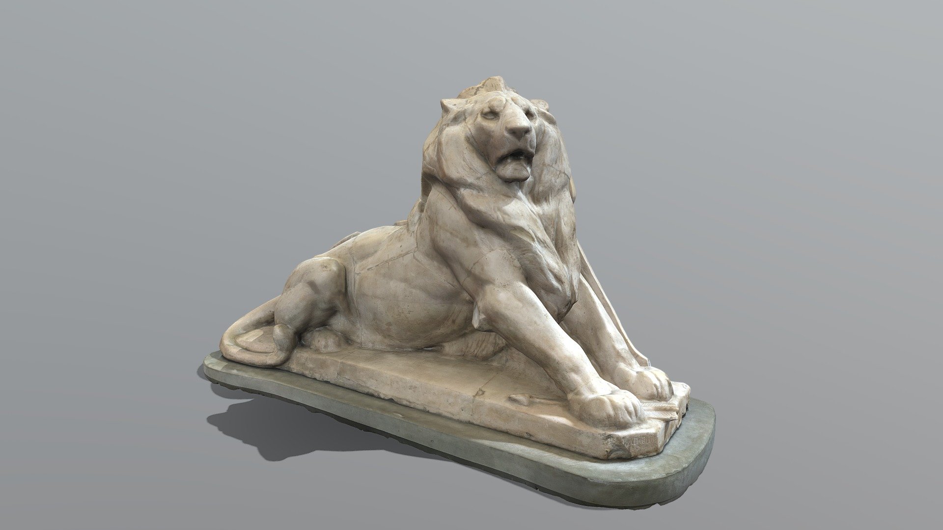 Lion de Belfort by Auguste Bartholdi (1875)