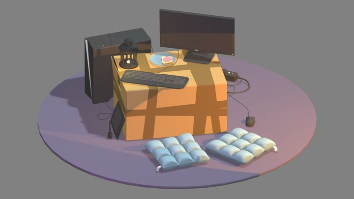 Room props 3D Model