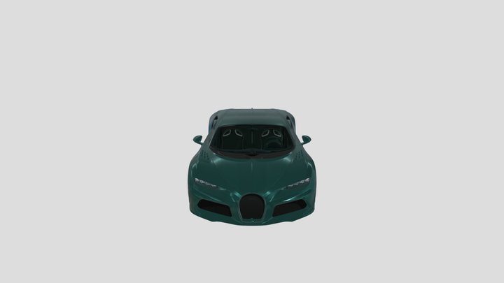 Bugatti_chiron_last_unit 3D Model