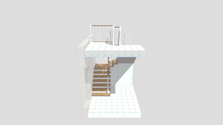 Лестница 3D Model