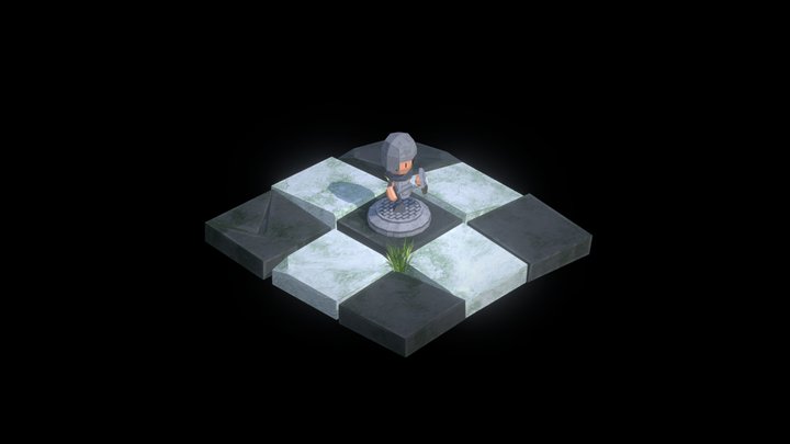 Pawn animations 3D Model