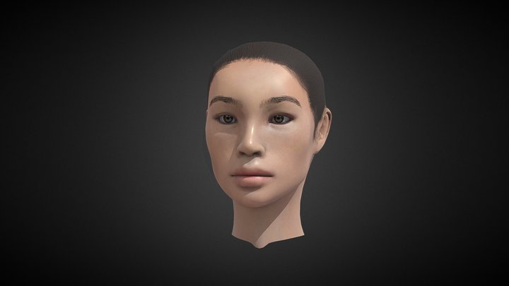 Female Bust 3D Model