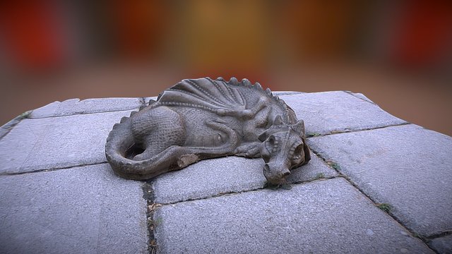 Sleeping Dragon 3D Model