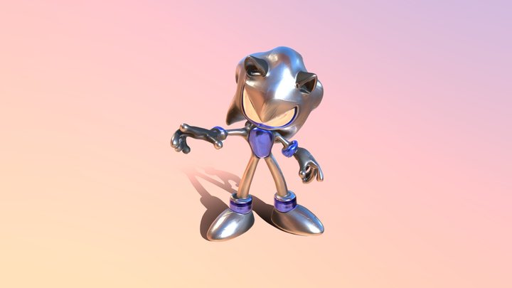 Fake Metal Sonic 3D Model