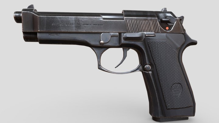 Beretta 92Fs 3D Model