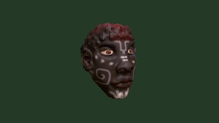 Negro Tribu 3D Model