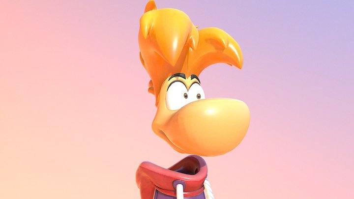 Rayman (mario+ rabbids Sparks of hope) 3D Model