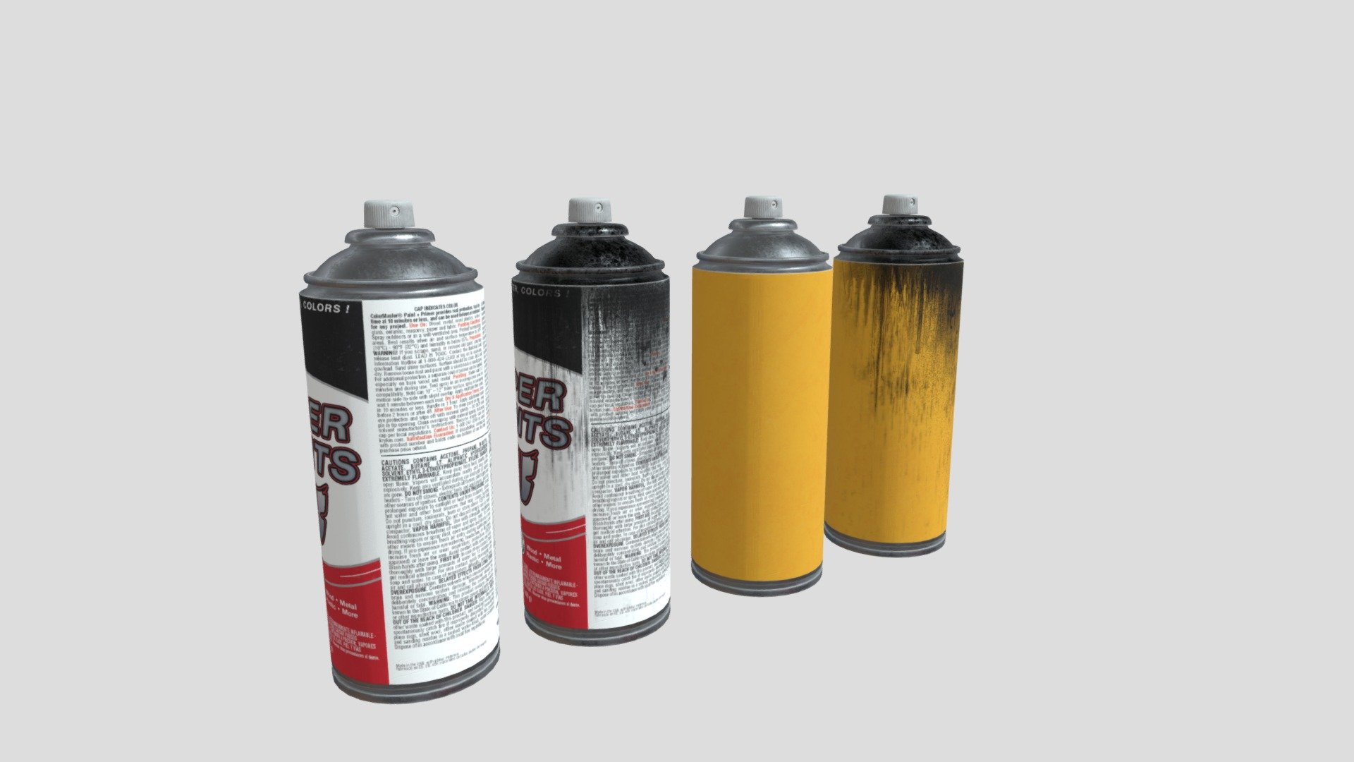 Spray Paint Can 4K and 2K - Buy Royalty Free 3D model by Desertsage ...