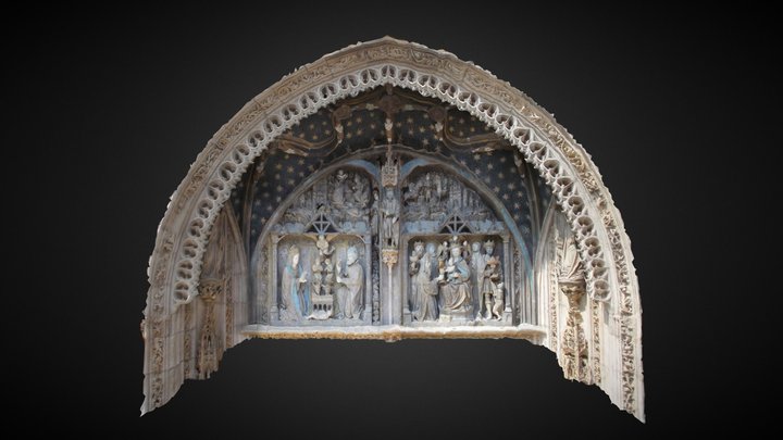 Santa Maria la Real portico - photogrammetry 3D Model