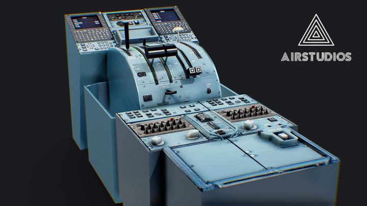 Airplane-cockpit-parts 3D models - Sketchfab