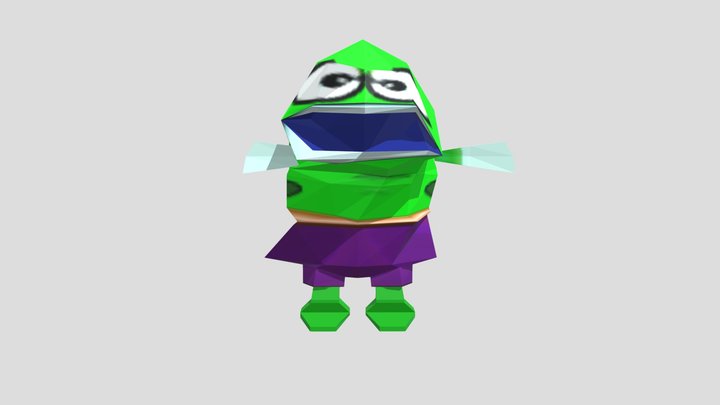 Evil Green Fish Neighbor