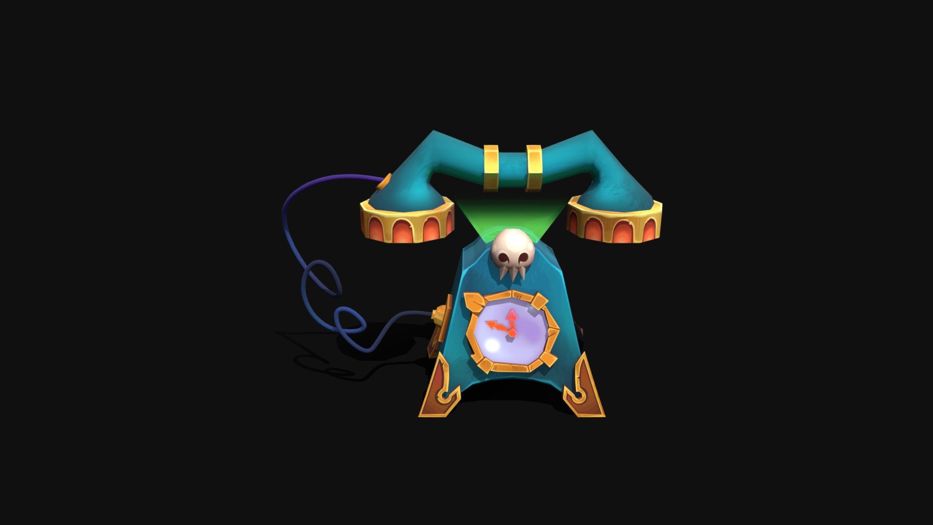 Magic phone-clock - 3D model by Ulii_lu [8c089f7] - Sketchfab