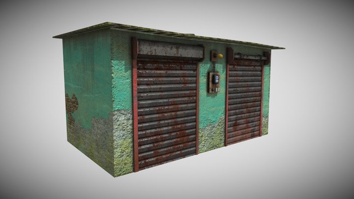 Indian Village Kirana Shop – Game-Ready 3D Asset 3D Model