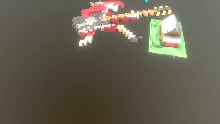 Cabin & Angus 3D Model