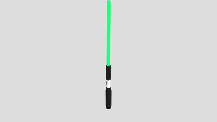 Star wars green sword 3D Model