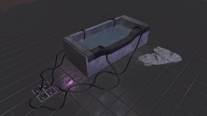 Cyberpunk Netrunner Tub 3D Model