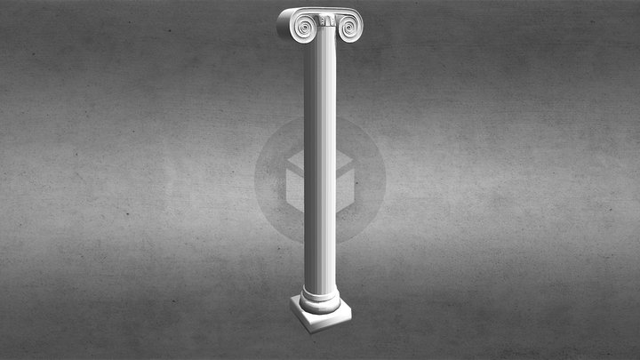 Roman Pillar 3D Model