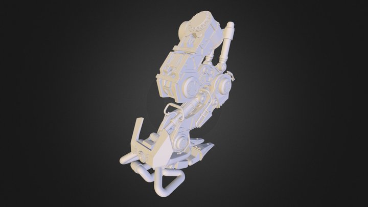 TL-4 Leg highpoly 3D Model