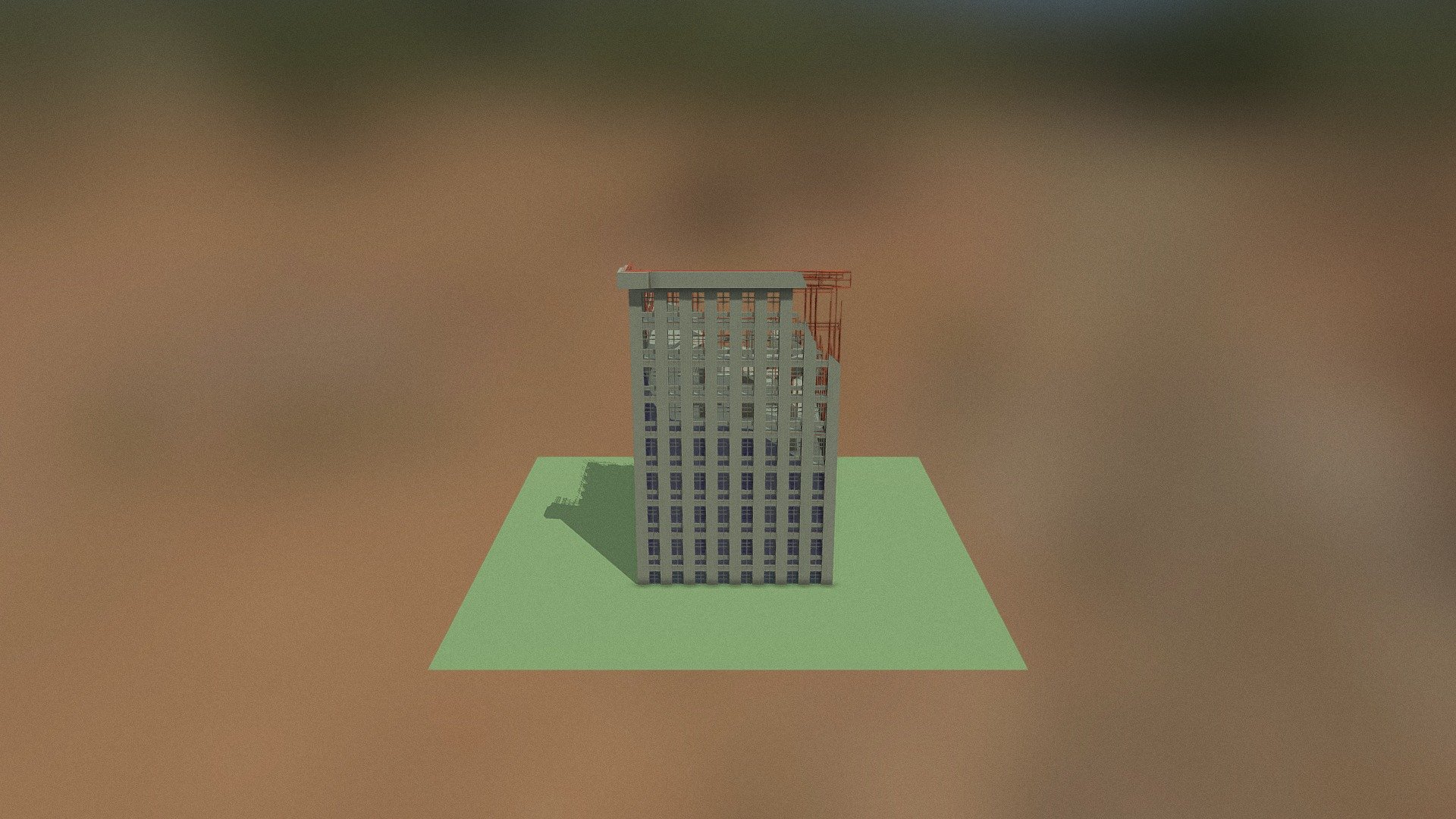 BULIDING - 3D model by prezes_art [8c0b179] - Sketchfab