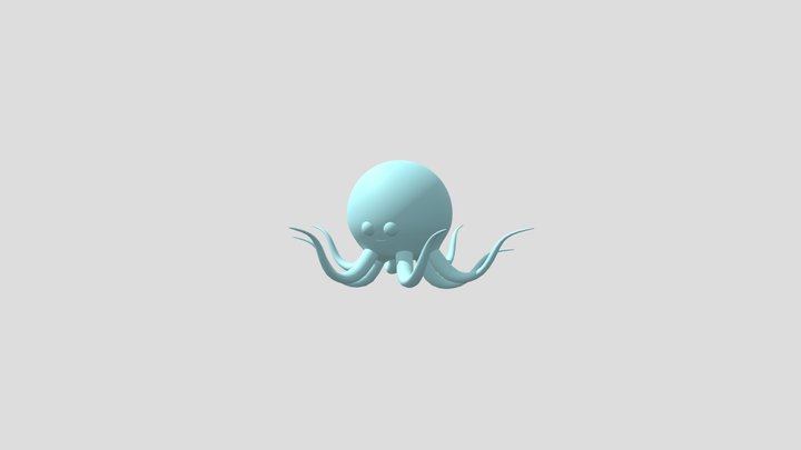 CuteOctopus 3D Model