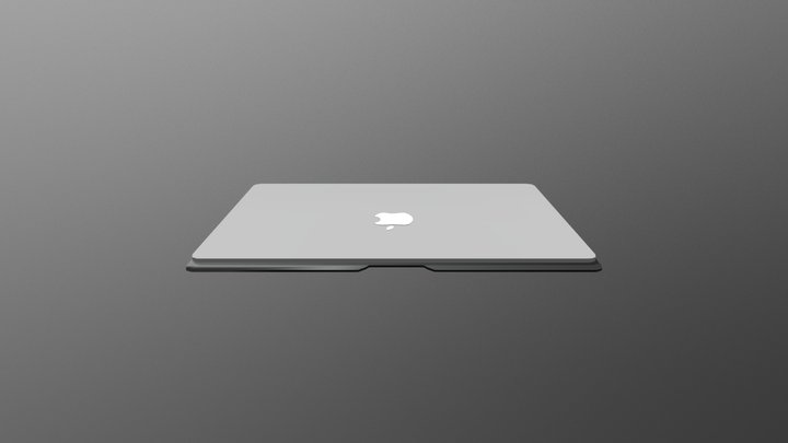 Macbook air Animada 3D Model