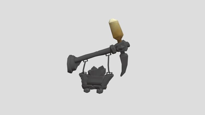 Game Art Hearth Sign 3D Model