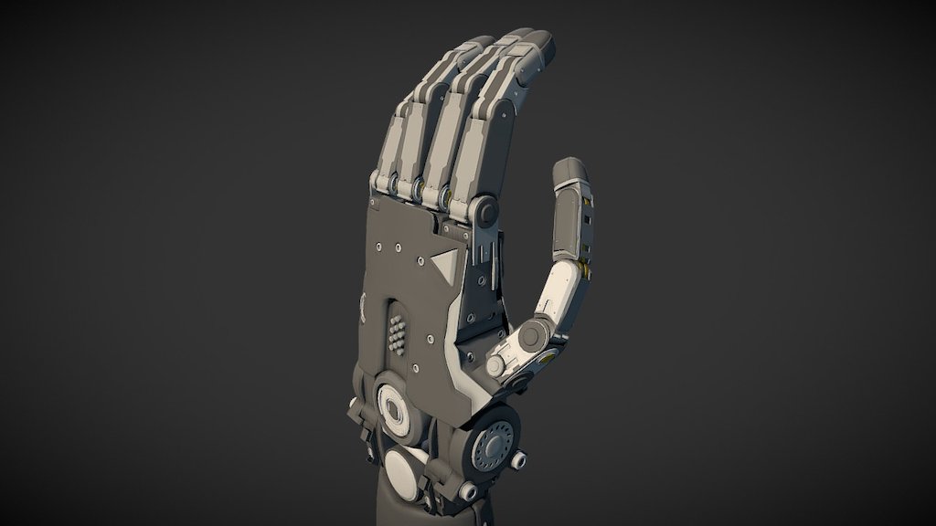 Mech Hand - 3D model by MickaelOlivieri [8c0e9c1] - Sketchfab