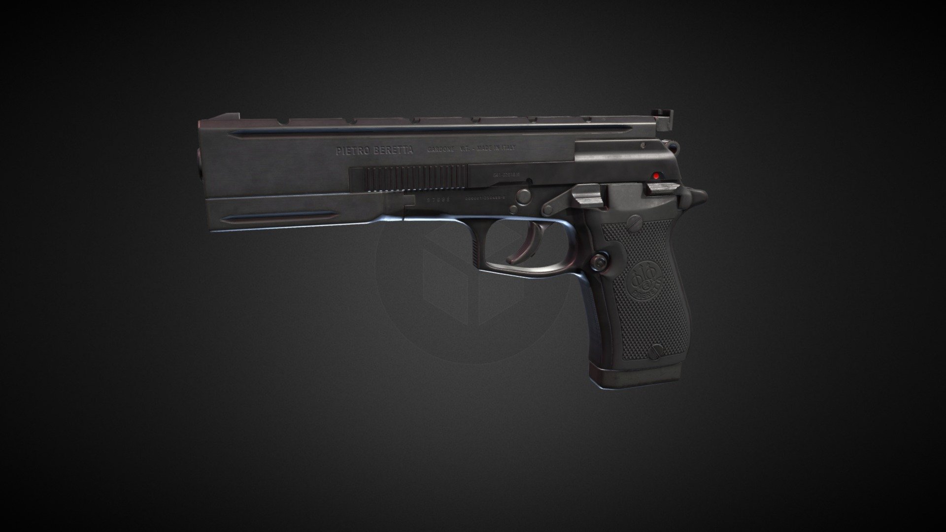 Beretta 87 Target - Buy Royalty Free 3D model by Akinaro [8c0ec7e ...