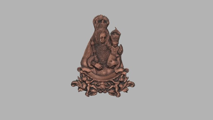 Figura Virgen 3D Model