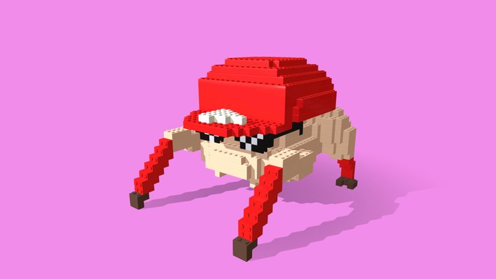 Headcrack LEGO 3D Model