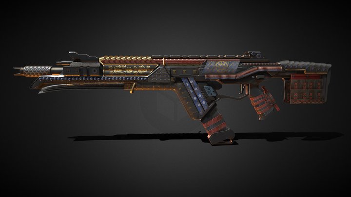Apex Legends Carbine R301 Unsheathed Rebellion – Free 3D Model STL