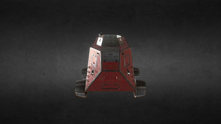 Carriage Steampunk 3D Model