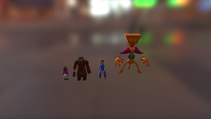 2084 Party! 3D Model