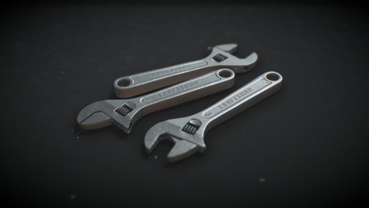 Wrench 3D Model
