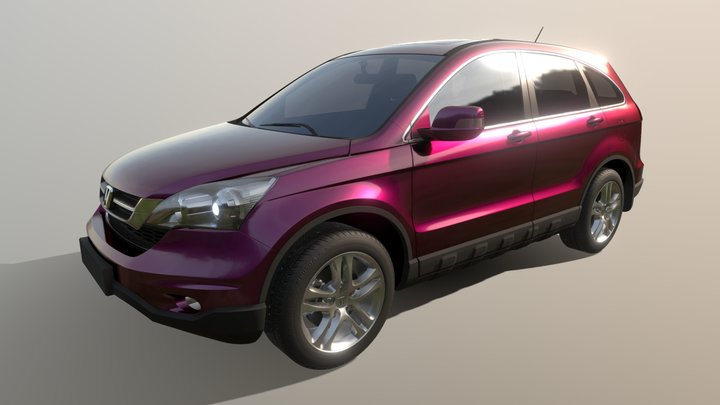 Honda CRV Yuxdesign high polygon model 3D Model