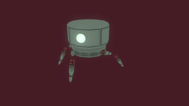 Antiquated Temple Drone 3D Model