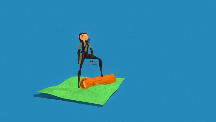 Katniss Recriation 3D Model