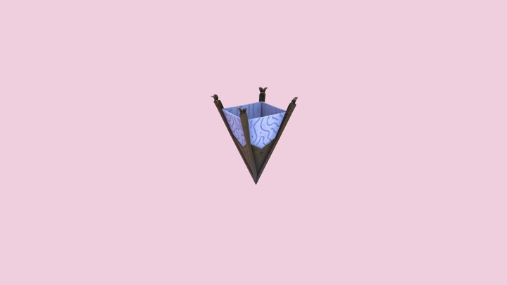 Castle Lamp 3D Model