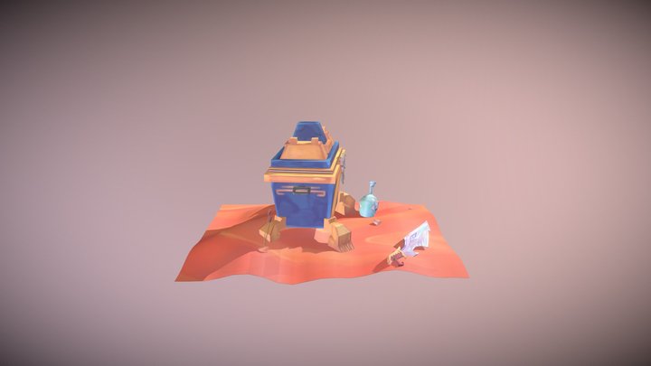 Desert treasure 3D Model