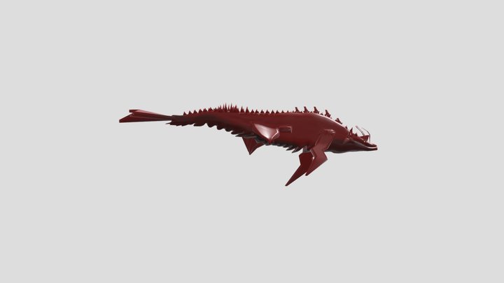 Godzilla Aquatillis 3D Model