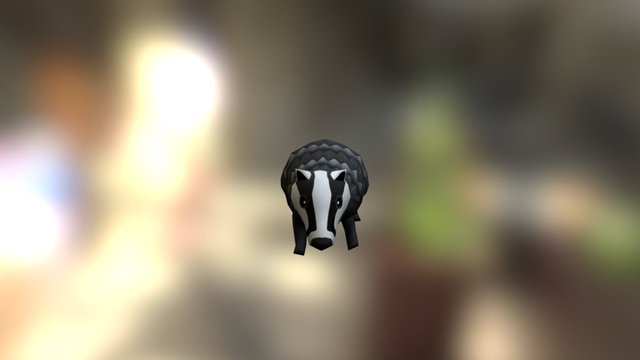 Badger Walk 3D Model