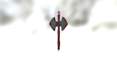 Fantasy Viking Axe 3D Model