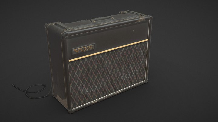 Vox AC30 Roadworn Guitar Amplifier 3D Model