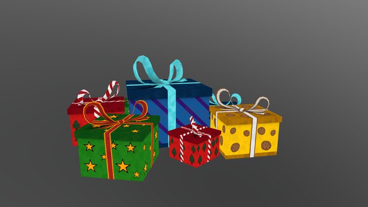 Christmas Presents 3D Model