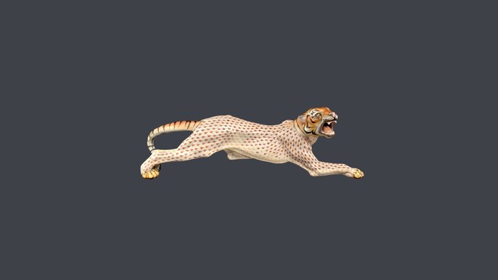 Herendi - Tiger 3D Model