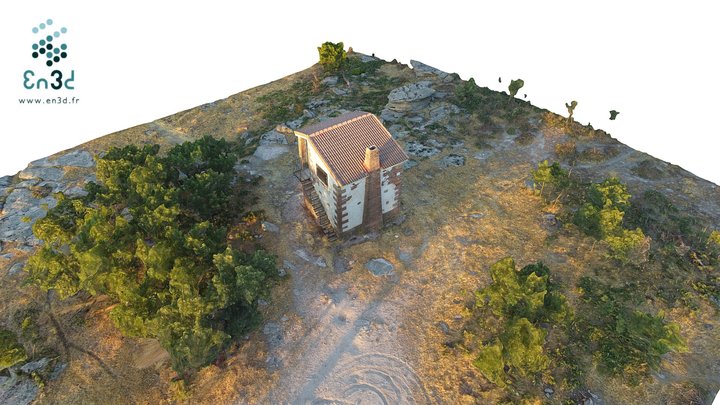 Casa Forestal - Peña de la Guarnición 3D Model