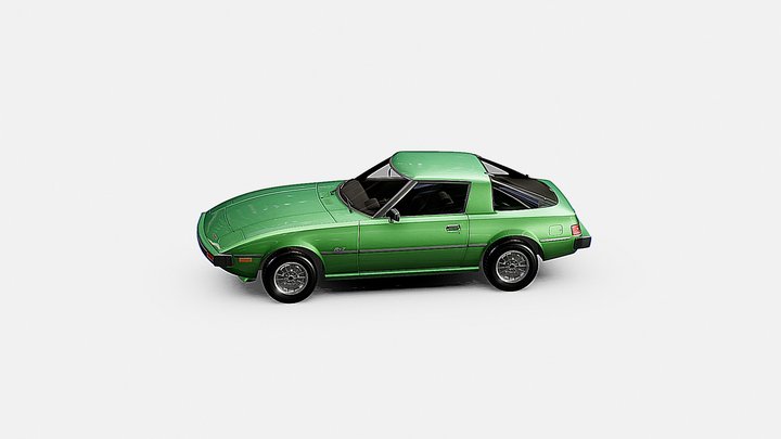 Mazda RX7 MK1 1978 | www.vecarz.com – Kostenloses 3D-Modell STL