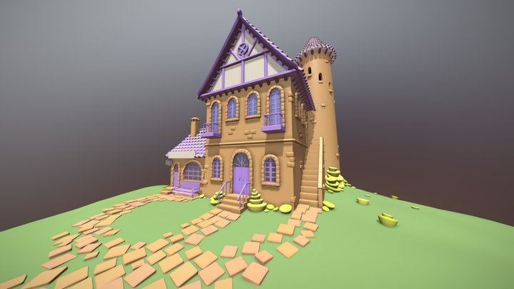 Pendragon's House 3D Model