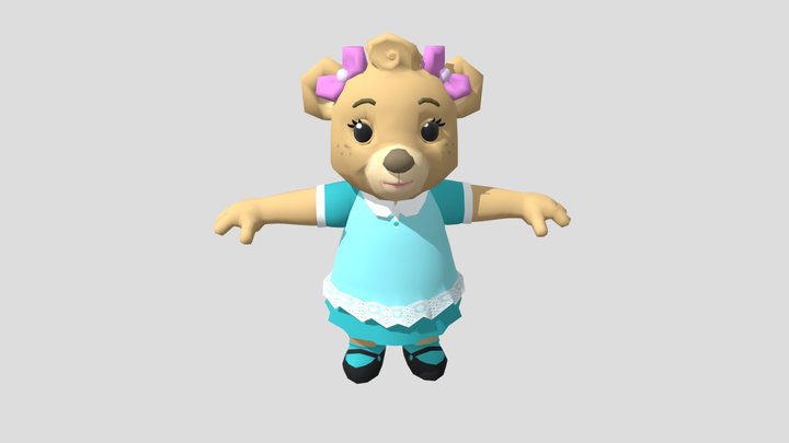 Amy (2011 reboot) (ABC Kids Play) 3D Model