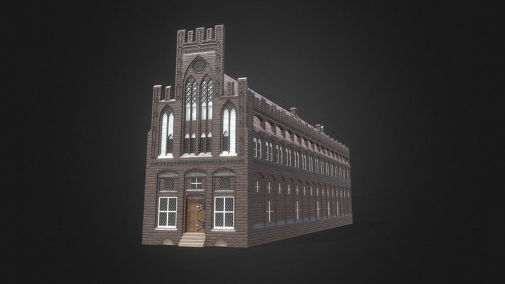 Alte Schule Wismar - Old School of Wismar 3D Model
